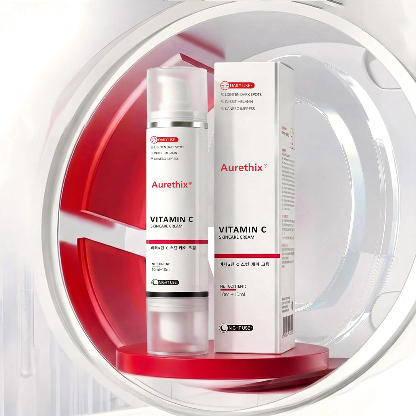 Dual Chamber Vitamin C Skincare Cream