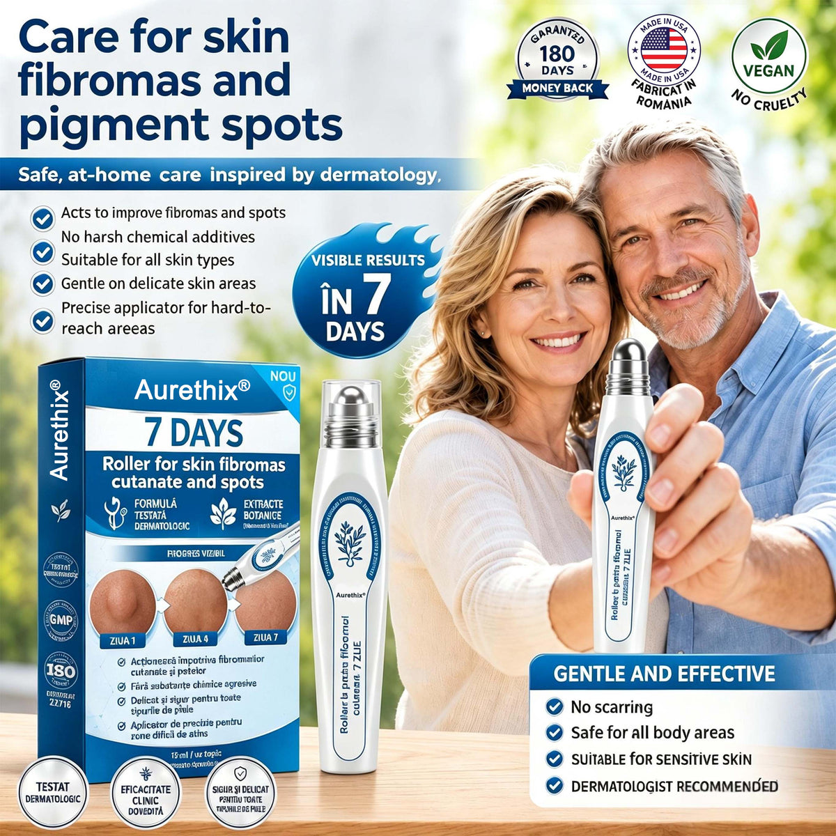 Aurethix® Botanical Spot & Tag Precision RollPen
