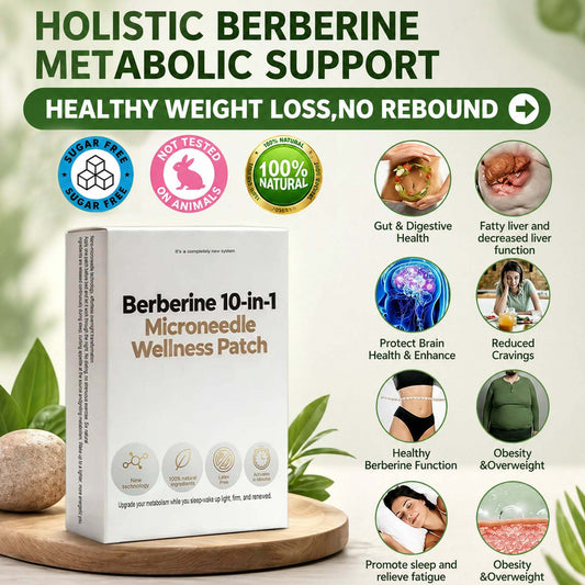 🔥Last Day Discount🔥Berberine 10-in-1 Microneedle Wellness Patch