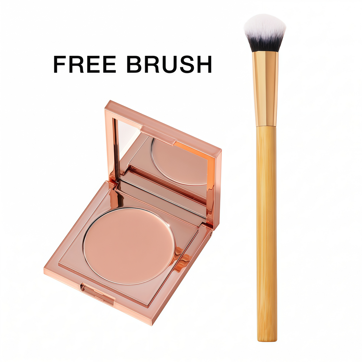 CC Undereye Color Corrector Cream with Free Blending Brush