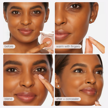 CC Undereye Color Corrector Cream with Free Blending Brush