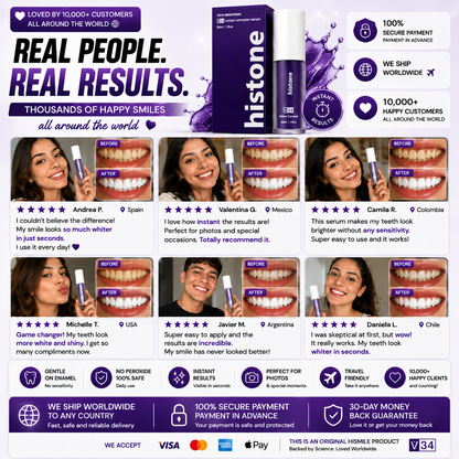 Histone® V34 Colour Corrector Serum – Instantly Brighter-Looking Smile