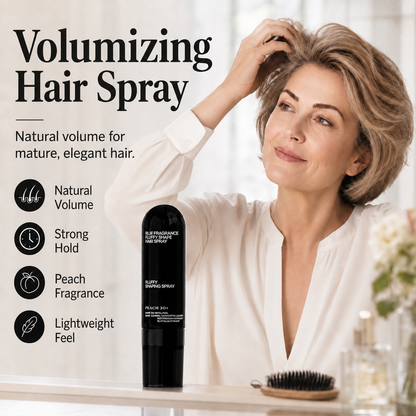 Peach-scented volumizing & setting spray
