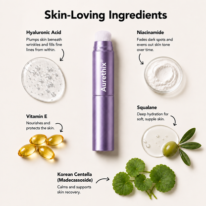Aurethix®Changing Foundation Stick - The stick that makes mature skin glow again