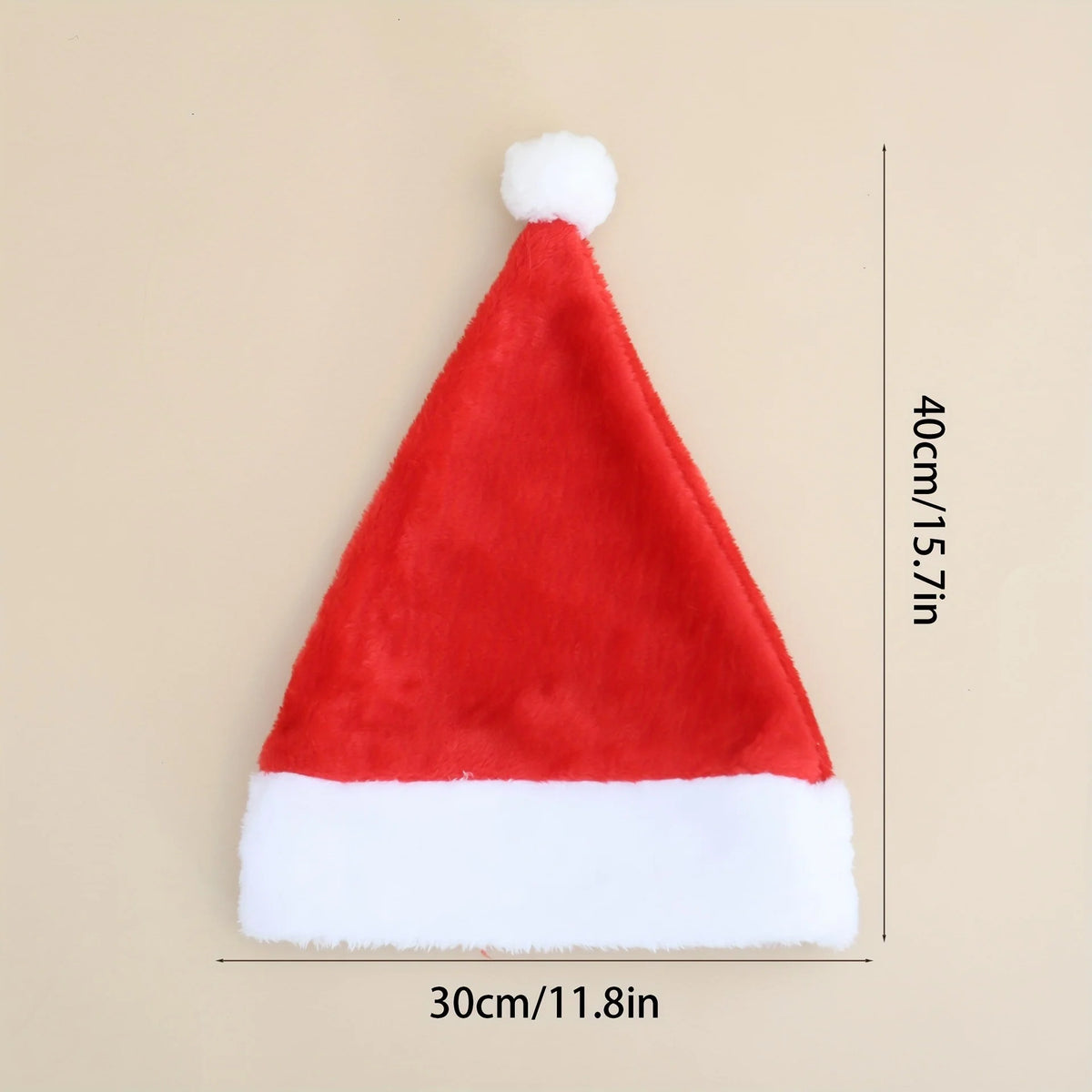 Fleece-Lined Christmas Hat